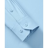Men’s Dress Shirts Long Sleeve Stretch Wrinkle Free Work Button Down Shirt(Blue)