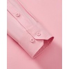 Men’s Dress Shirts Long Sleeve Stretch Wrinkle Free Work Button Down Shirt(Pink)