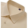 Men’s Dress Shirts Long Sleeve Stretch Wrinkle Free Work Button Down Shirt(Tan)