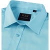Mens Short Sleeve Dress Shirt Wrinkle Free Summer Button Down Shirts(Aquamarine Blue)