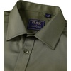 Mens Short Sleeve Dress Shirt Wrinkle Free Summer Button Down Shirts(Army Green)
