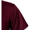 Mens Short Sleeve Dress Shirt Wrinkle Free Summer Button Down Shirts(A-wine Red)