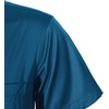 Mens Short Sleeve Dress Shirt Wrinkle Free Summer Button Down Shirts(Azure Blue)