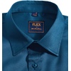 Mens Short Sleeve Dress Shirt Wrinkle Free Summer Button Down Shirts(Azure Blue)