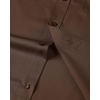Mens Short Sleeve Dress Shirt Wrinkle Free Summer Button Down Shirts(Brown)