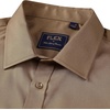 Mens Short Sleeve Dress Shirt Wrinkle Free Summer Button Down Shirts(Dark Khaki)