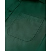 Mens Short Sleeve Dress Shirt Wrinkle Free Summer Button Down Shirts(Hunter Green)