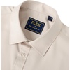 Mens Short Sleeve Dress Shirt Wrinkle Free Summer Button Down Shirts(Khaki)