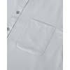 Mens Short Sleeve Dress Shirt Wrinkle Free Summer Button Down Shirts(Light Grey)