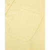 Mens Short Sleeve Dress Shirt Wrinkle Free Summer Button Down Shirts(Light Yellow)