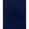 Mens Short Sleeve Dress Shirt Wrinkle Free Summer Button Down Shirts(Navy Blue)