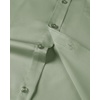 Mens Short Sleeve Dress Shirt Wrinkle Free Summer Button Down Shirts(Sage Green)