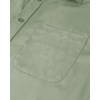 Mens Short Sleeve Dress Shirt Wrinkle Free Summer Button Down Shirts(Sage Green)
