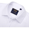 Mens Short Sleeve Dress Shirt Wrinkle Free Summer Button Down Shirts(White)