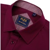 Mens Short Sleeve Dress Shirt Wrinkle Free Summer Button Down Shirts(Wine Red)