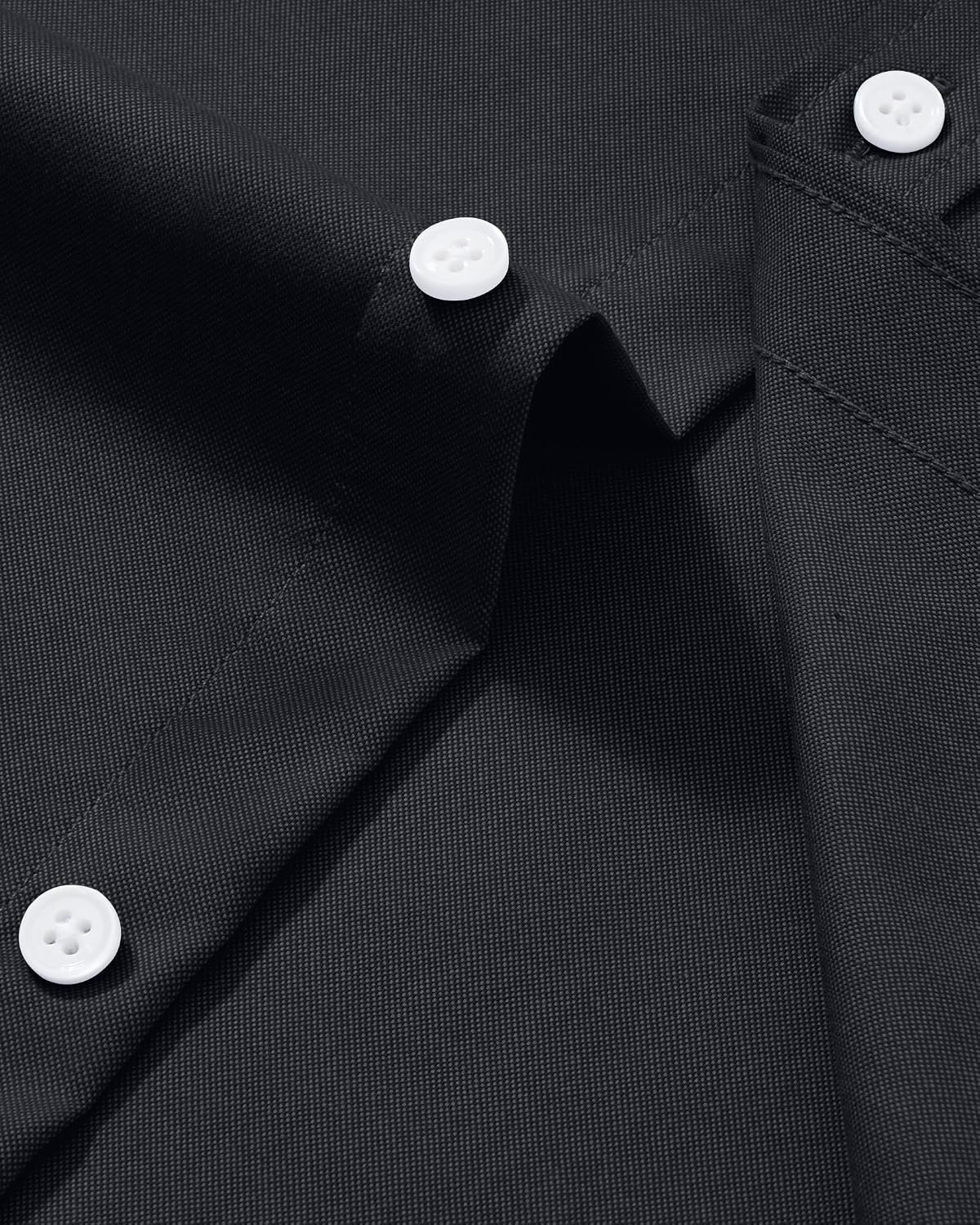 image:imageAlimens amp Gentle Mens Oxford Button Down Shirt with PocketBlack