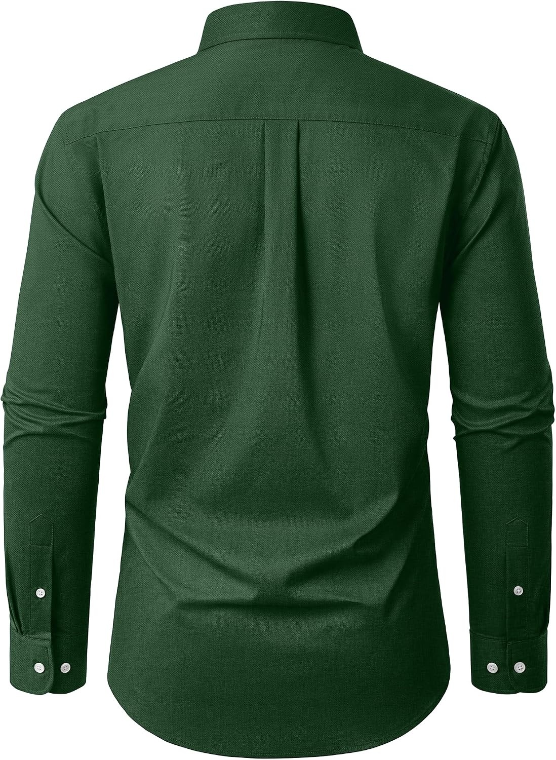 image:imageAlimens amp Gentle Mens Oxford Button Down Shirt with PocketDark Green