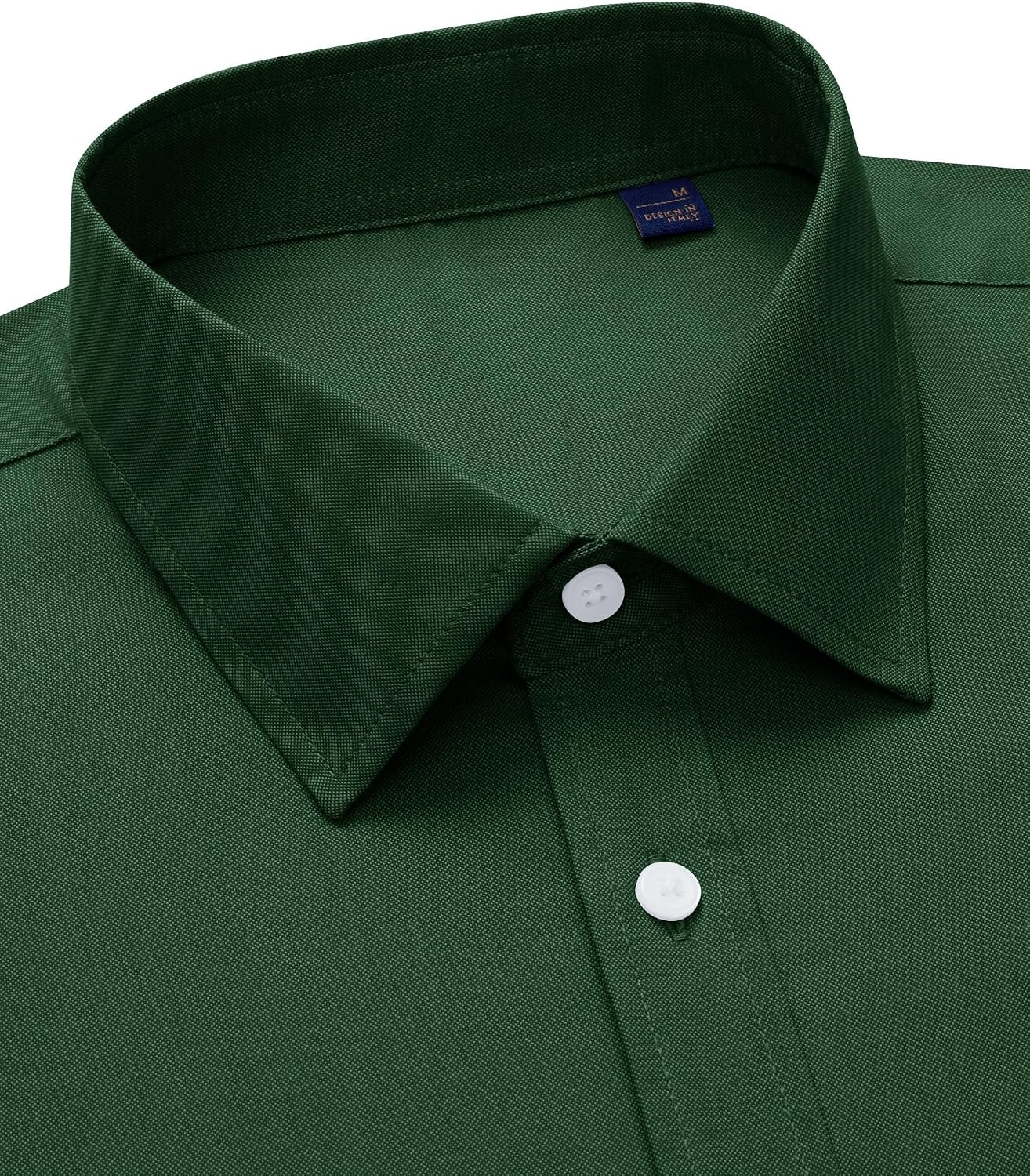 image:imageAlimens amp Gentle Mens Oxford Button Down Shirt with PocketDark Green