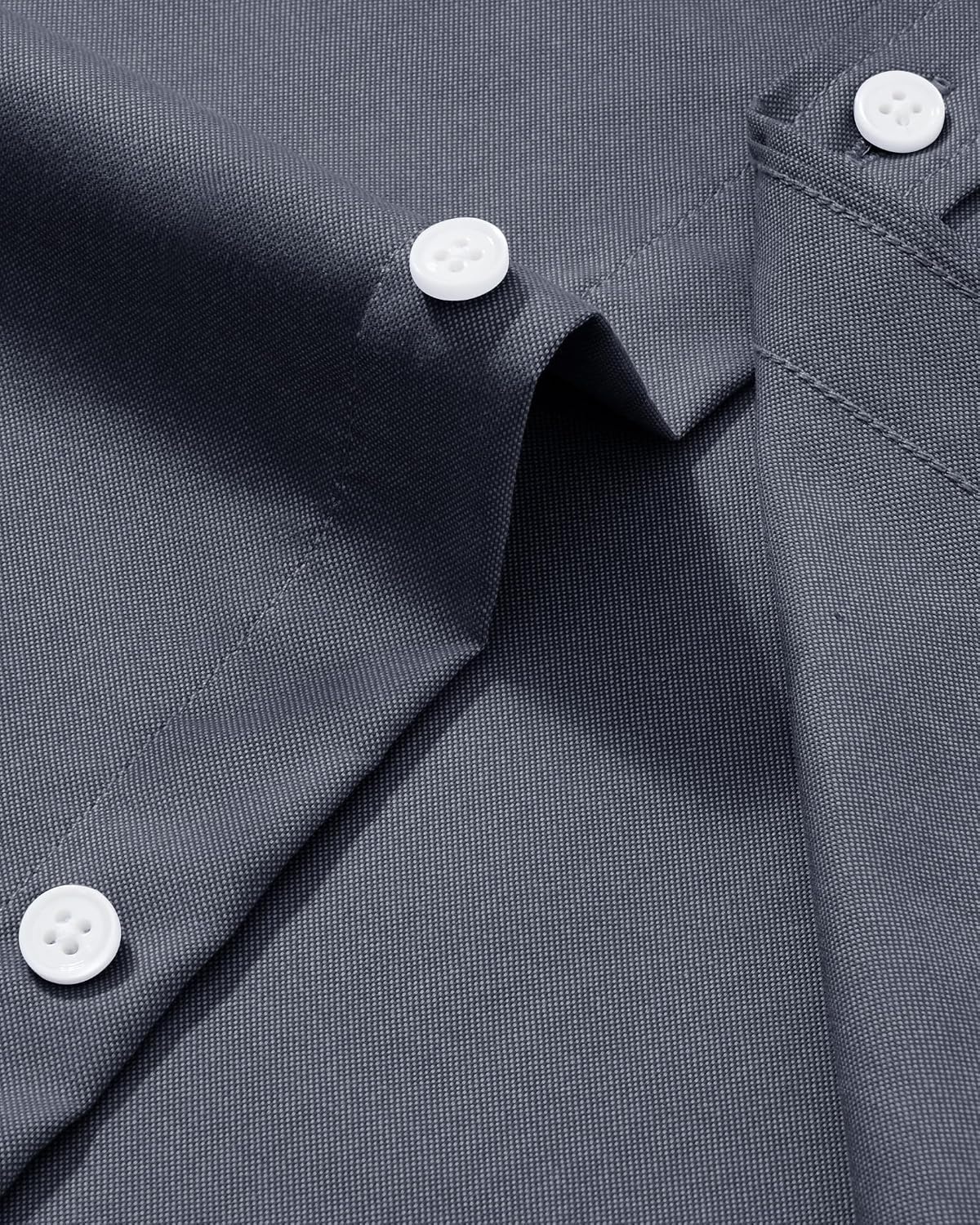 image:imageAlimens amp Gentle Mens Oxford Button Down Shirt with PocketGrey