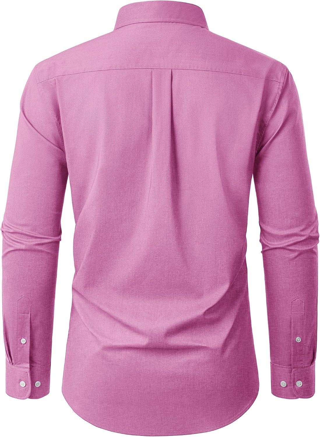 image:imageAlimens amp Gentle Mens Oxford Button Down Shirt with PocketPink