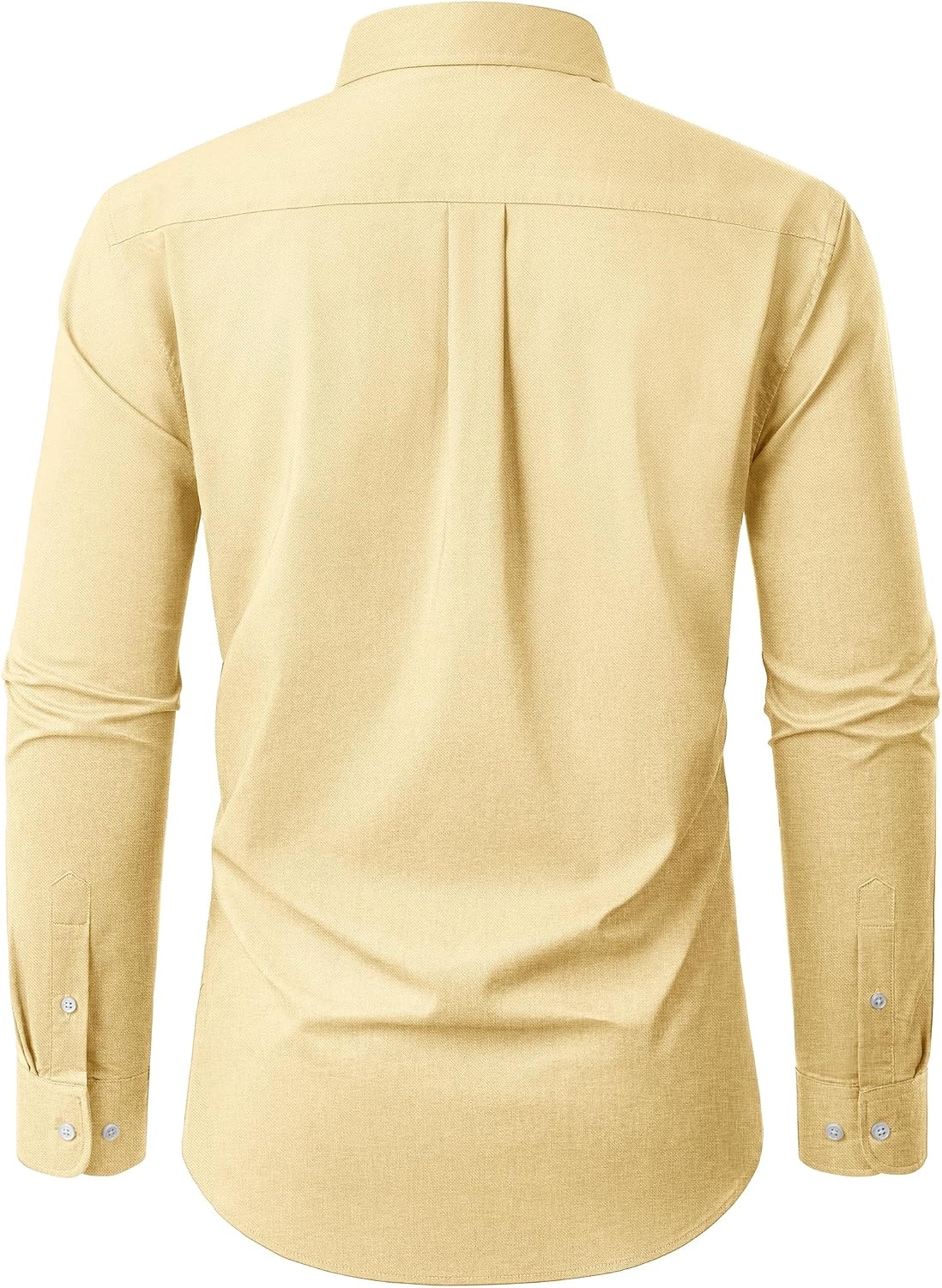 image:imageAlimens amp Gentle Mens Oxford Button Down Shirt with PocketYellow