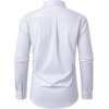 Alimens & Gentle Mens Oxford Button Down Shirt with Pocket(All White)