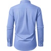 Alimens & Gentle Mens Oxford Button Down Shirt with Pocket(Blue)
