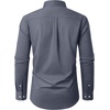 Alimens & Gentle Mens Oxford Button Down Shirt with Pocket(Grey)