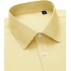 Alimens & Gentle Mens Oxford Button Down Shirt with Pocket(Yellow)