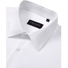 Men’s Dress Shirts Long Sleeve Wrinkle Free Business Button Up Shirts(All White)