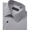 Men’s Dress Shirts Long Sleeve Wrinkle Free Business Button Up Shirts(Grey)