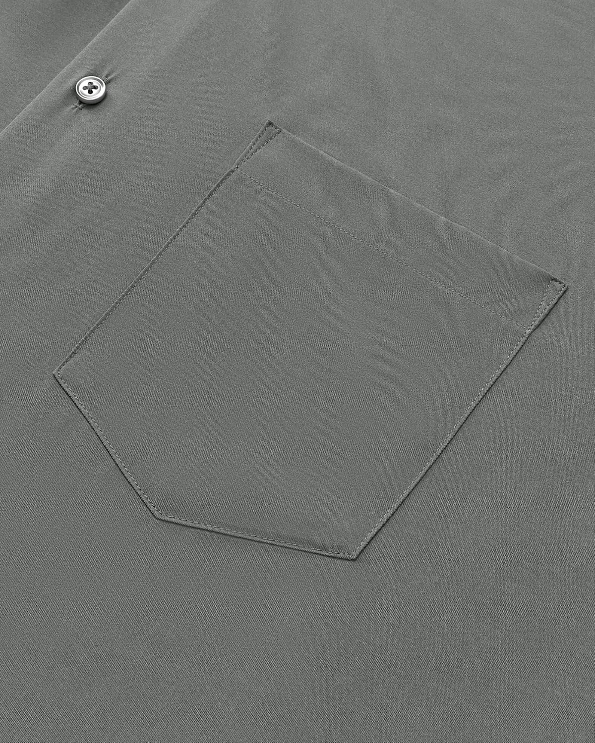 image:imageMens Dress Shirts Stretch Long Sleeve Wrinkle Free Work Button Down ShirtGrey