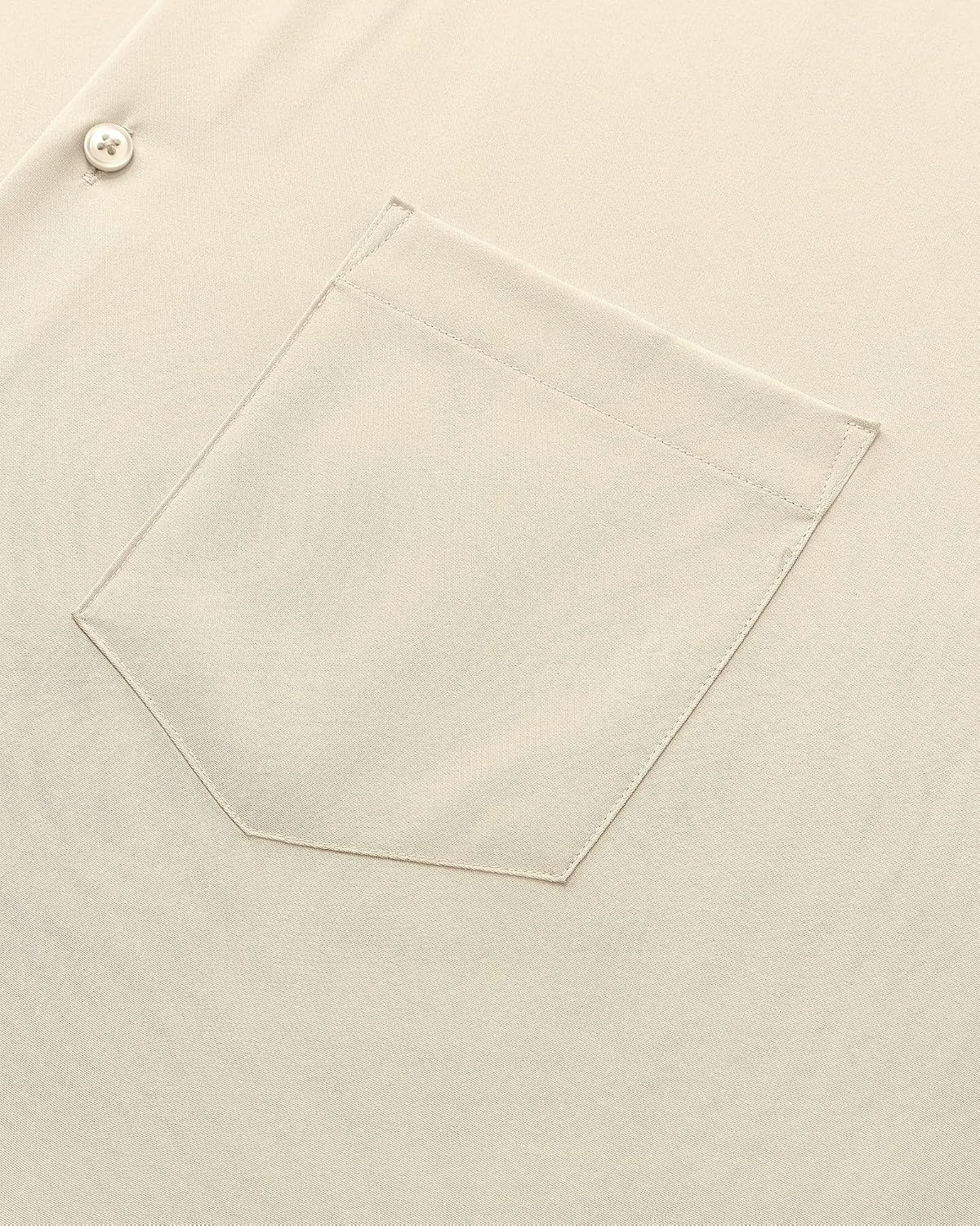 image:imageMens Dress Shirts Stretch Long Sleeve Wrinkle Free Work Button Down ShirtKhaki