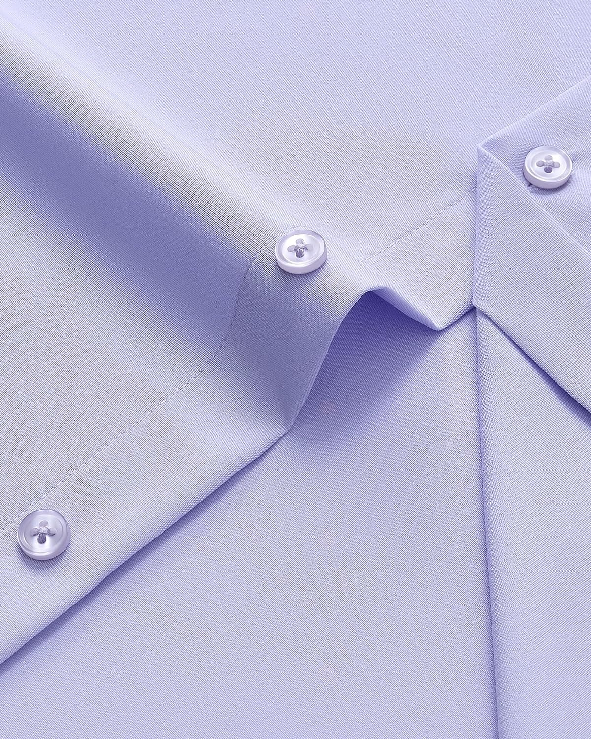 image:imageMens Dress Shirts Stretch Long Sleeve Wrinkle Free Work Button Down ShirtLight Purple