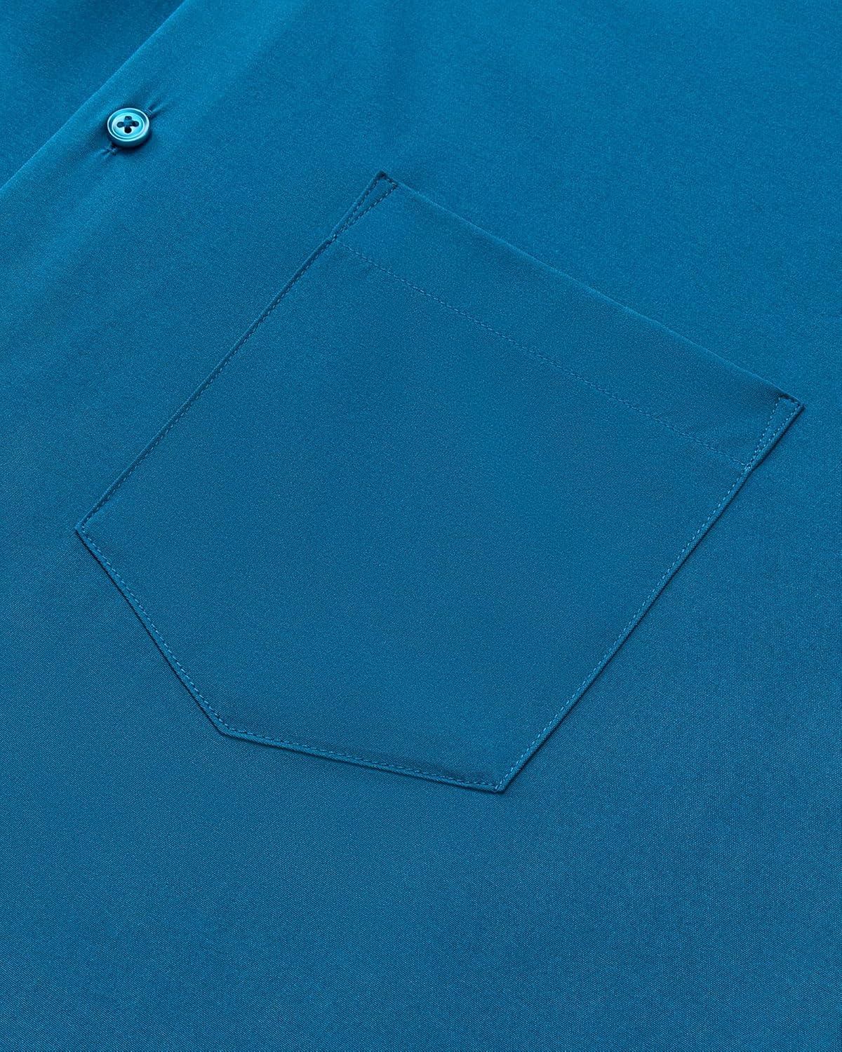 image:imageMens Dress Shirts Stretch Long Sleeve Wrinkle Free Work Button Down ShirtPeacock Blue