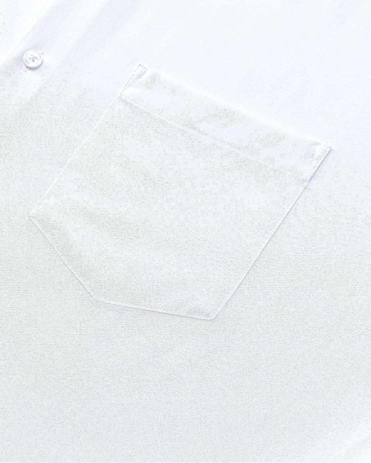 image:imageMens Dress Shirts Stretch Long Sleeve Wrinkle Free Work Button Down ShirtWhite