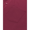 Mens Dress Shirts Stretch Long Sleeve Wrinkle Free Work Button Down Shirt(Burgundy)