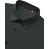 Mens Dress Shirts Stretch Long Sleeve Wrinkle Free Work Button Down Shirt(Charcoal)