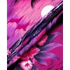 Mens Hawaiian Shirt Summer Beach Casual Short Sleeve Button Down Shirts(Rosy Beach)