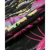 Mens Hawaiian Shirt Summer Beach Casual Short Sleeve Button Down Shirts(Rosy Black Beach)