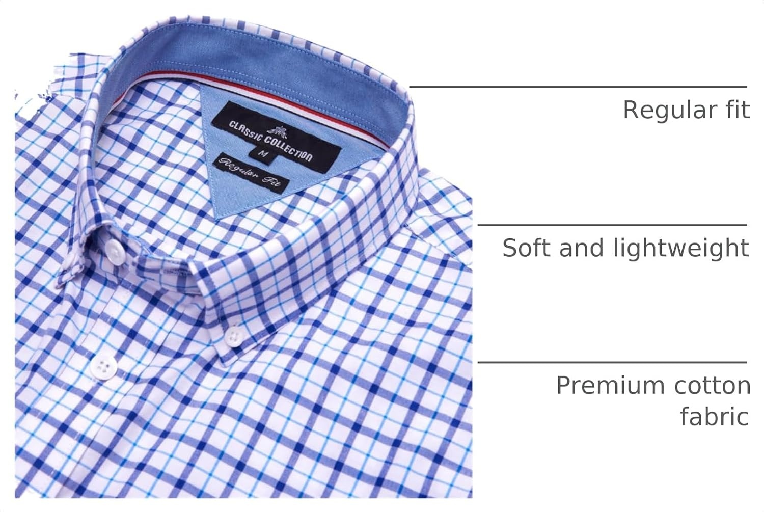 image:imageAlimens amp Gentle Plaid Mens Short Sleeve Button Down Shirts with PocketNavy Red Small Plaid