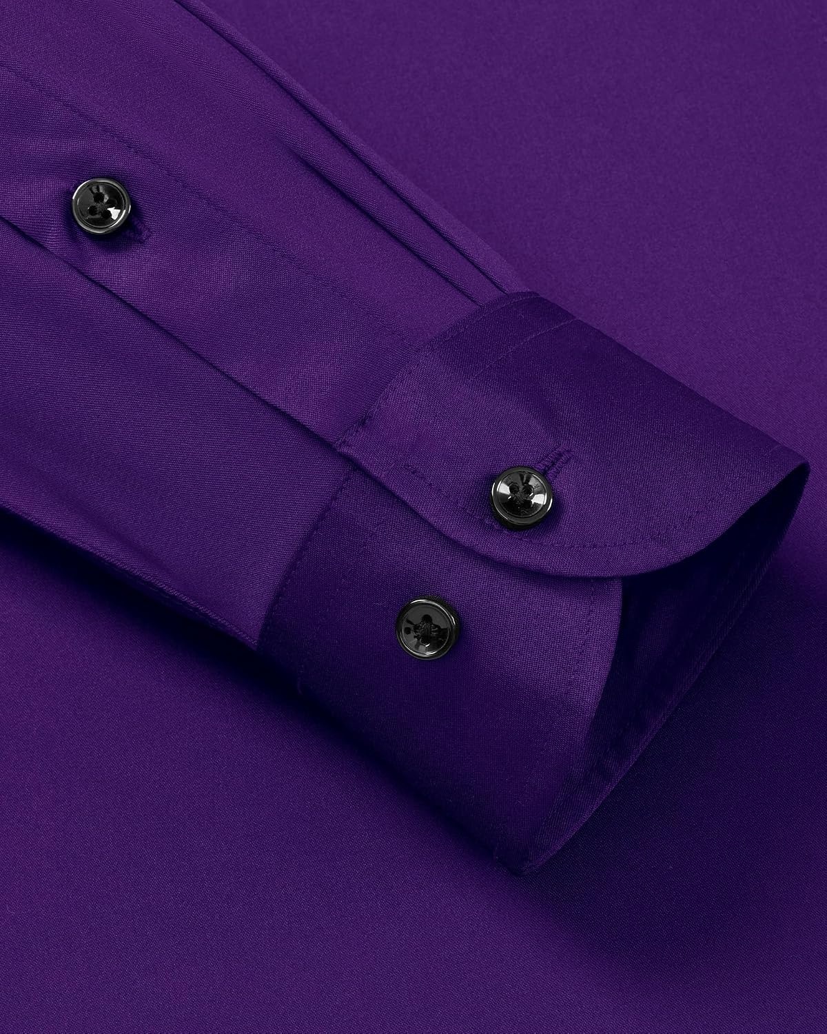 image:imageMens Dress Shirt Long Sleeve Wrinkle Free Stretch Button Down ShirtsPurple