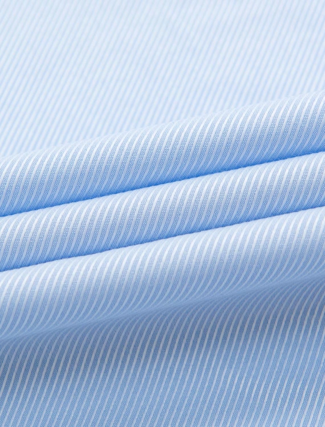 image:imageMens Dress Shirts French Cuff Regular Fit Formal Tuxedo Cufflinks ShirtTwilled Blue