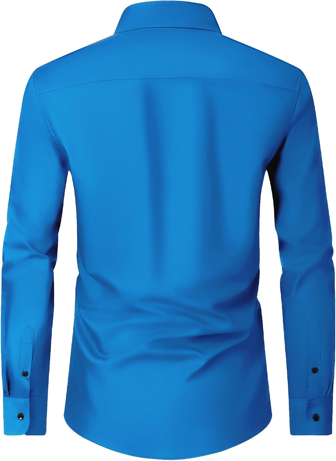 image:imageMens Dress Shirts Long Sleeve Wrinkle Free Business Button Down ShirtCobalt Blue