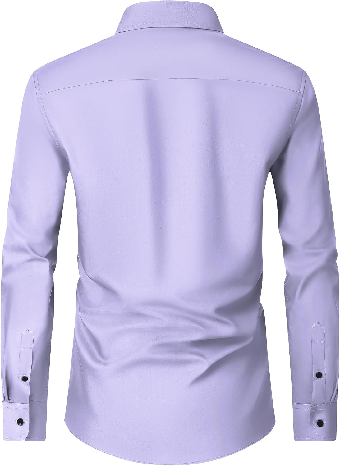 image:imageMens Dress Shirts Long Sleeve Wrinkle Free Business Button Down ShirtLight Purple