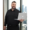 Alimens & Gentle Big and Tall Dress Shirts for Men with Pocket(2XL-6XL B＆T)(Black)