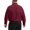 Alimens & Gentle Big and Tall Dress Shirts for Men with Pocket(2XL-6XL B＆T)(Burgundy)