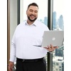 Alimens & Gentle Big and Tall Dress Shirts for Men with Pocket(2XL-6XL B＆T)(White)