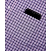 Alimens & Gentle Plaid Mens Short Sleeve Button Down Shirts with Pocket(Blue Red Gingham)