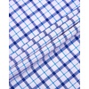 Alimens & Gentle Plaid Mens Short Sleeve Button Down Shirts with Pocket(Navy Red Small Plaid)